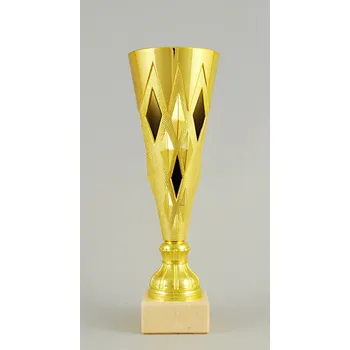 Zlatý sportovní pohár kornout 27 - 30 cm - 27 cm