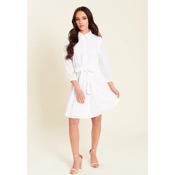 Dámské šaty Šaty Be You White 1039139 22 (4XL)