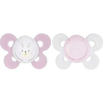 dudlíky CHICCO Dudlík celosilikonový Physio Comfort 0-6m 1ks dívka