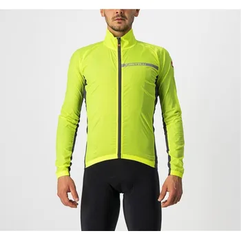 Pánská větrovka Bunda Castelli Yellow Fluoro 1011675 Small