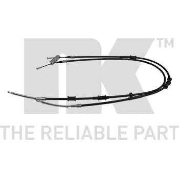 Lanko parkovací brzdy Tažné lanko, parkovací brzda NK 903689