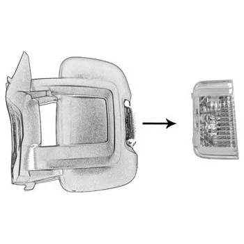 Směrový světlomet Blikač VAN WEZEL 1651915