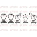 Sada brzdových destiček, kotoučová brzda REMSA 0508.02