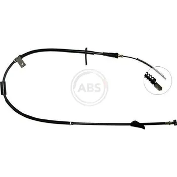 Lanko parkovací brzdy Tažné lanko, parkovací brzda A.B.S. K17777