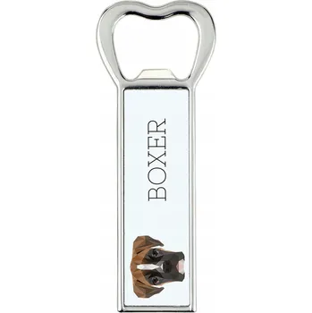 Otvírák Otvírák na láhve boxer s geometrickým psem