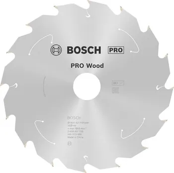 Pilový kotouč Bosch Pilový kotouč PRO Wood cordless pro akumulátorovou okružní pilu, 190 × 1,6 × 30 mm, T16 2608837706