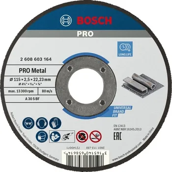 Řezný kotouč Bosch Řezací kotouč PRO Metal 2608603164