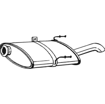 Tlumič výfuku Zadní tlumič výfuku BOSAL 190-295