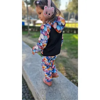 Chlapecká bunda Yháček Softshellová bunda s beránkem Yháček, Pastelové lístky Velikost: 86