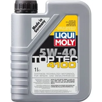 Motorový olej Liqui Moly 9510 TOP TEC 4100 5W-40, 1L