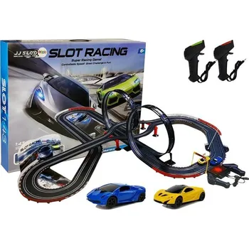 autodráha LEAN Toys Obrovská závodní dráha 2 smyčky, 1020 cm