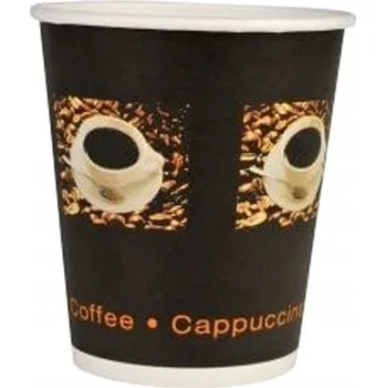 Papírové kelímky 200/250 ml 50 Ks na kávu