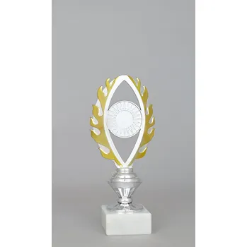 Stříbrno - zlatý pohár - plaketa 23 - 30 cm - 23 cm