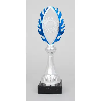 Stříbrnomodrý pohár - plaketa 28 - 32 cm - 30 cm