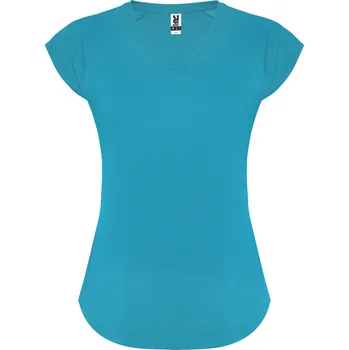 Dámské tričko Dámské sportovní tričko Avus, Roly Barva: Tyrkysová melírovaná, Velikost: XL