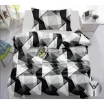 Bavlněné povlečení TRIANGLES černé Rozměr povlečení: 70 x 90 cm | 140 x 200 cm 211677854