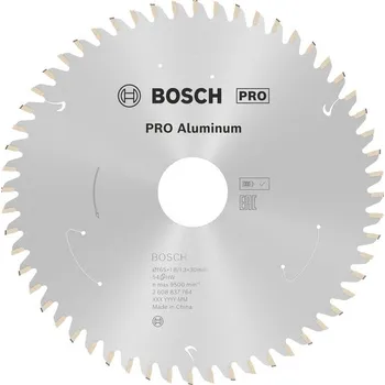 Pilový kotouč Bosch Pilový kotouč PRO Aluminium cordless pro akumulátorovou okružní pilu, 165 × 1,8 × 30 mm 2608837764