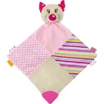 Baby Mix Usínáček kočička s kousátky růžová