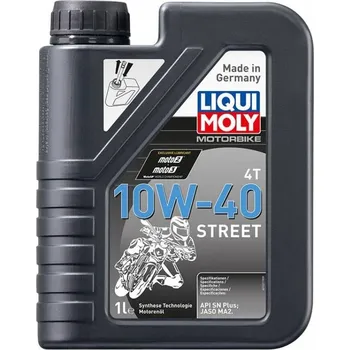 Hydraulický olej LIQUI MOLY Motorbike 4T 10W40 Street, polosyntetický motorový olej 1 l