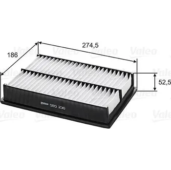 Vzduchový filtr Vzduchový filtr VALEO 585236