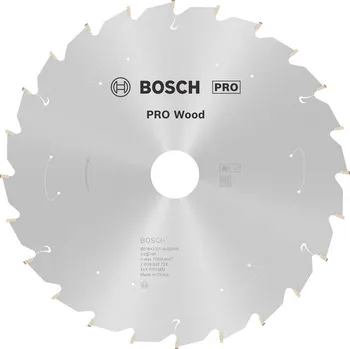 Pilový kotouč Bosch Pilový kotouč PRO Wood cordless pro akumulátorovou okružní pilu, 216 × 1,7 × 30 mm, T24 2608837724