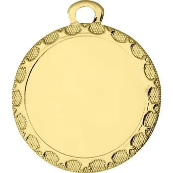 Medaile průměr 32 mm - Zlatá