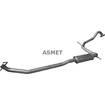 Výfukový systém Stredni tlumic vyfuku ASMET 13.033