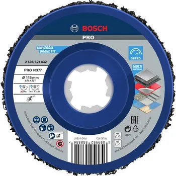 Řezný kotouč Bosch Čisticí kotouč PRO N377, 115 mm 22,23 mm, X-Lock 2608621832