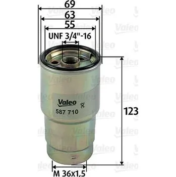 Palivový filtr Palivový filtr VALEO 587710