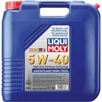 Motorový olej Liqui Moly 3867 LEICHTLAUF HIGH TECH 5W-40, 20L