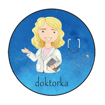 magnetka pro dítě Slon Pamatovák Doktorka