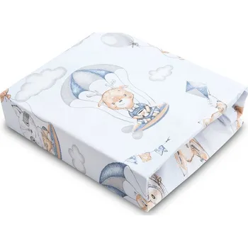 Sensillo Prostěradlo let balónem v oblacích 60x120cm