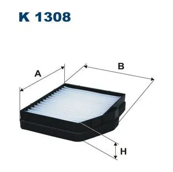 Ventilátor topení a klimatizace Filtr, vzduch v interiéru FILTRON K 1308