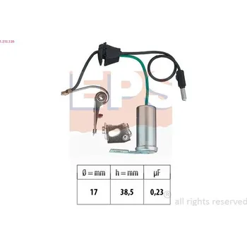 Rozdělovač Sada kontaktů, rozdělovač EPS 1.215.126