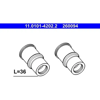 Brzdový třmen Sada vodicích pouzder, brzdový třmen ATE 11.0101-4202.2