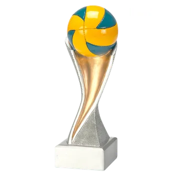 Trofej volejbal - míč 3D 14,5 - 19,5 cm - 14,5 cm