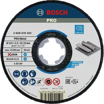Řezný kotouč Bosch Řezací kotouč PRO Metal X-Lock 2608619253