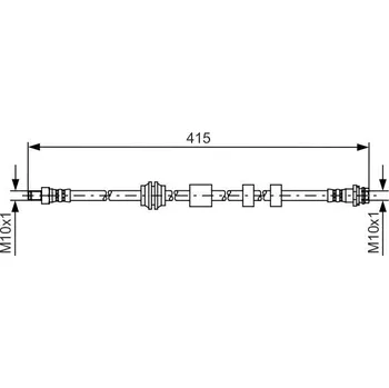 Brzdová hadice Brzdová hadice BOSCH 1 987 481 425