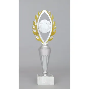 Stříbrno - zlatý pohár - plaketa 23 - 30 cm - 30 cm