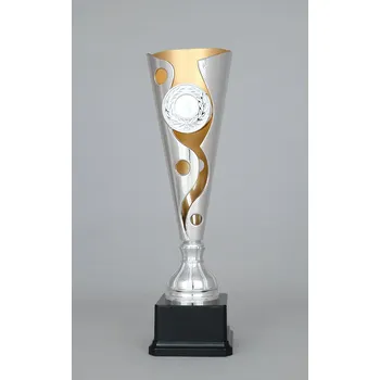 Stříbrno - zlatý sportovní pohár 34 - 39 cm - 36 cm