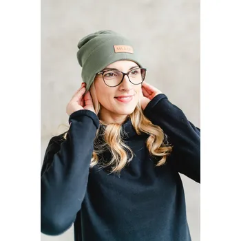 Čepice Čepice žebrovaná LUX KHAKI - CELUXKH35