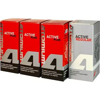aditivum Sada Atomium Active Plus 3x90 ml + Regular 100ml - aditivum do oleje pro benzinové, naftové a LPG spalovací motory (Novinka pro rok 2025)
