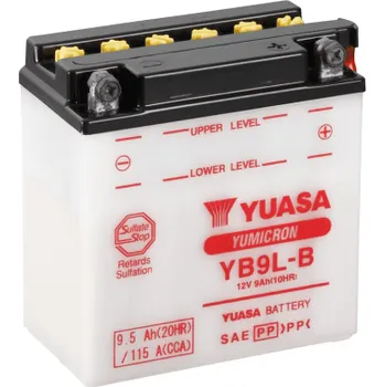 Motobaterie Yuasa Yumicron 12V, 9Ah, 115A, YB9L-B