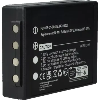 Extensilo - SRN Baterie HBC BA205000 2300mAh Ni-MH 6V - kvalitní akumulátor do dálkových ovladačů pracovních strojů, mechanizace v průmyslu a jiných zařízení