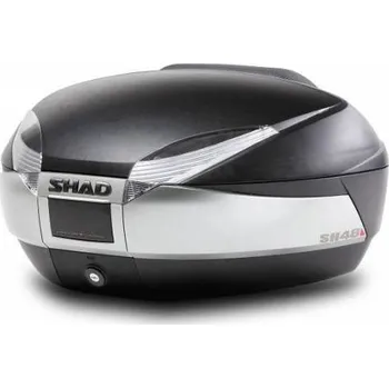 Zavazadlo na motocykl Box na skútr SHAD - SH48 Top case - Black/Titanium