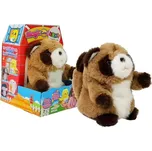 LEAN Toys Interaktivní mluvící mýval- hnědý