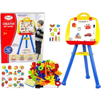Magnetická kreslící tabulka LEAN Toys Magnetická kreslící tabule se stojanem