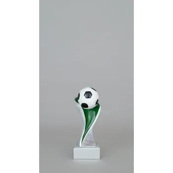 Fotbalová trofej 3D 14 - 30 cm - 14 cm