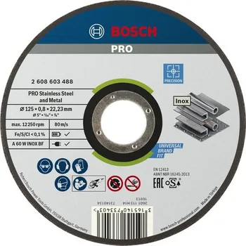 Řezný kotouč Bosch Řezací kotouč PRO Stainless Steel and Metal 2608603488