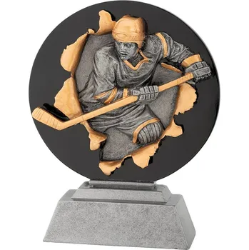Plaketa hokejový hráč 16 - 18 cm - 18 cm
